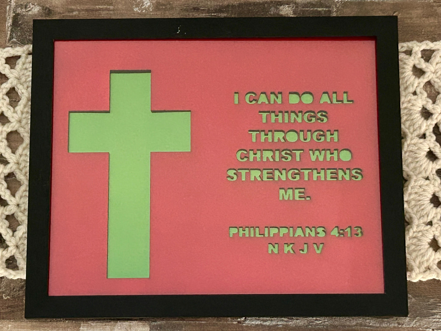 Scripture Picture - 8x10 / 5x7 / 4x6 - One by One Customs