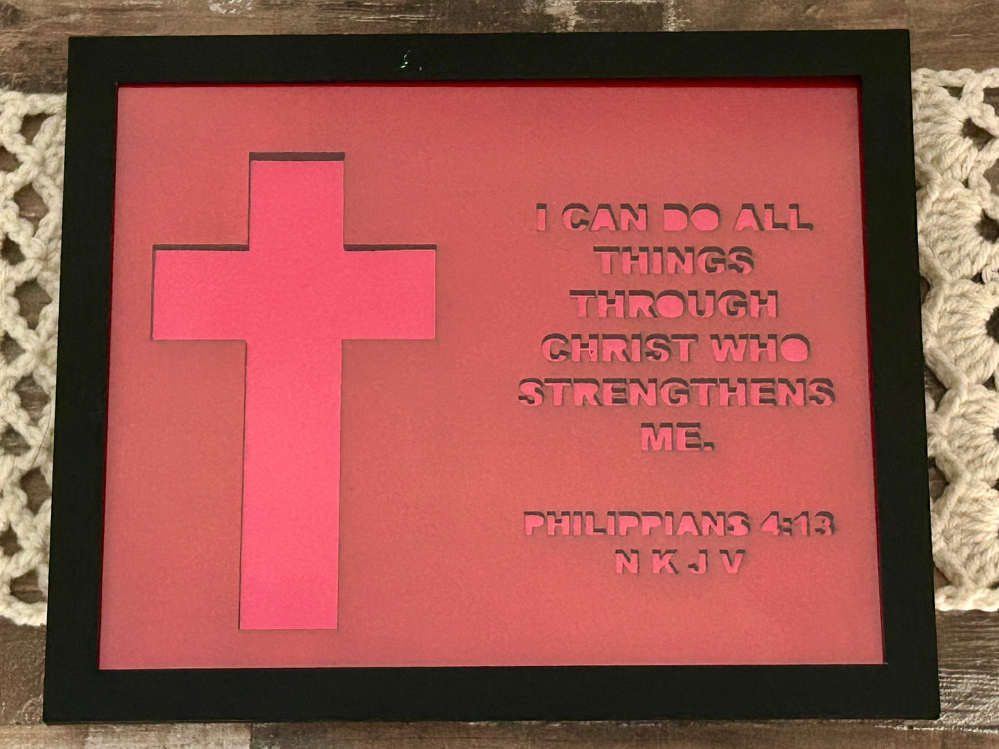 Scripture Picture - 8x10 / 5x7 / 4x6 - One by One Customs