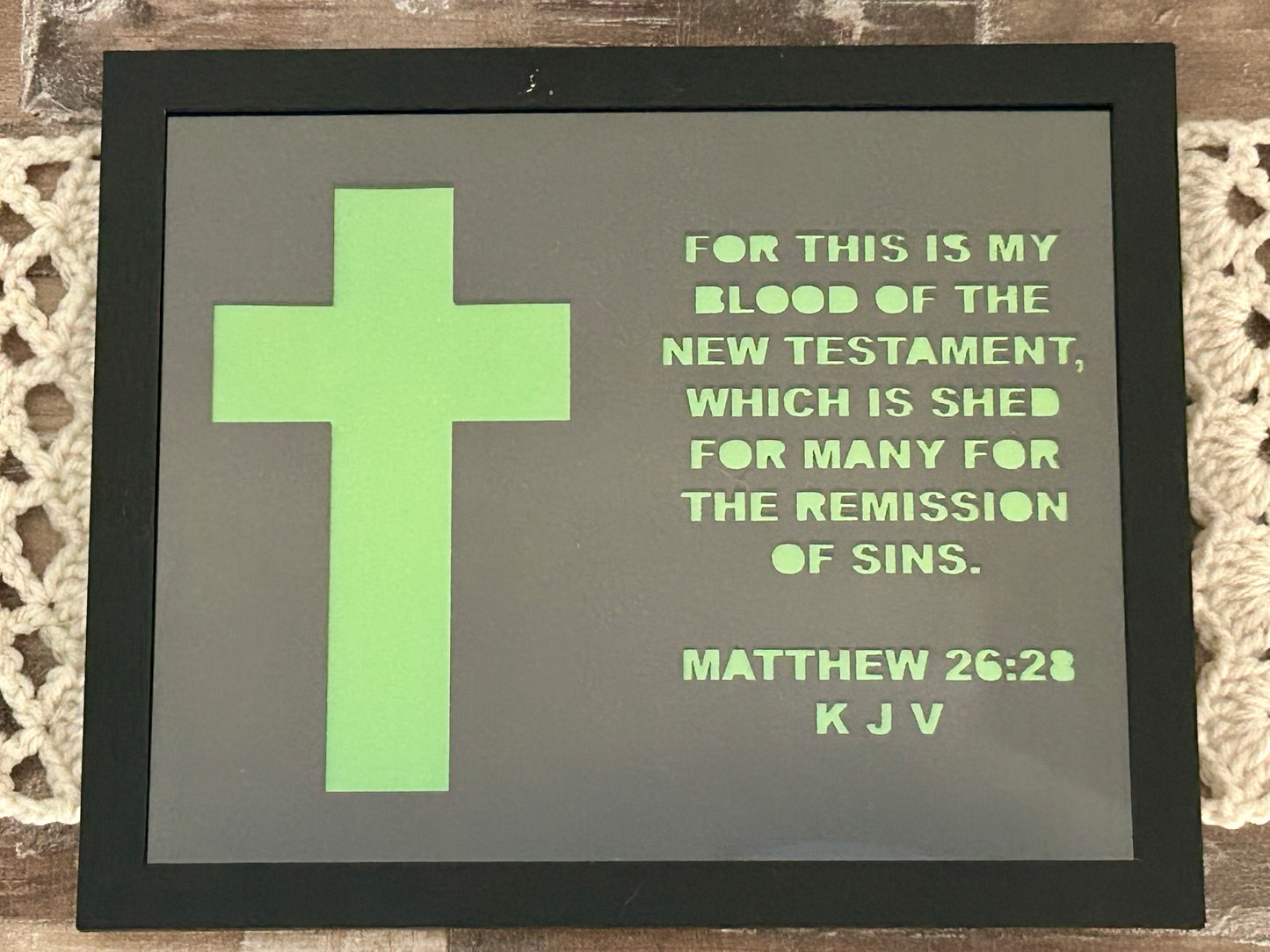 Scripture Picture - 8x10 / 5x7 / 4x6 - One by One Customs